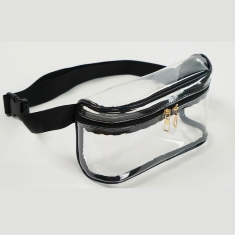 CLEAR FANNY PACK | With an Adjustable Plus Sized Waist | Stadium Approved - Picture 5 of 17